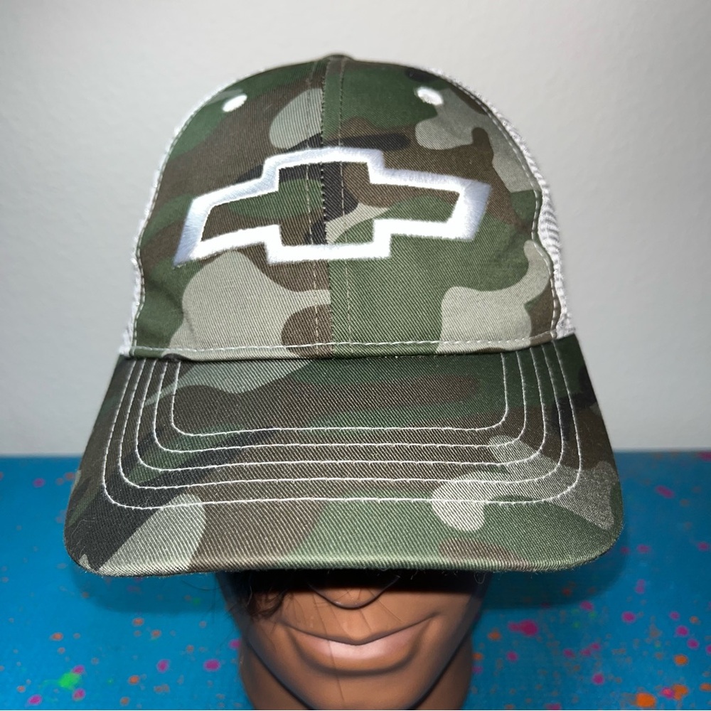 GM official licensed product camouflage Chevy Hat SnapBack adjustable adult size